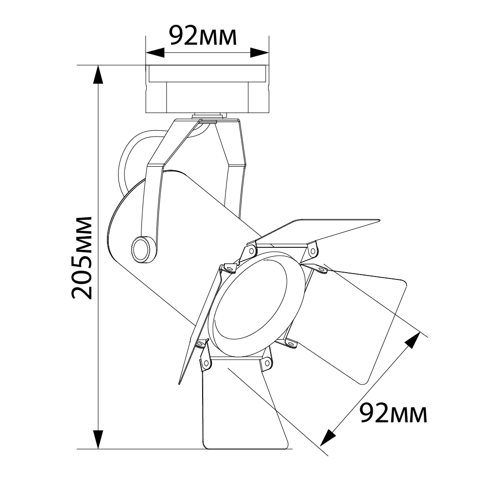 Светодиодный светильник Feron AL110 трековый однофазный на шинопровод 12W 4000K 35 градусов белый