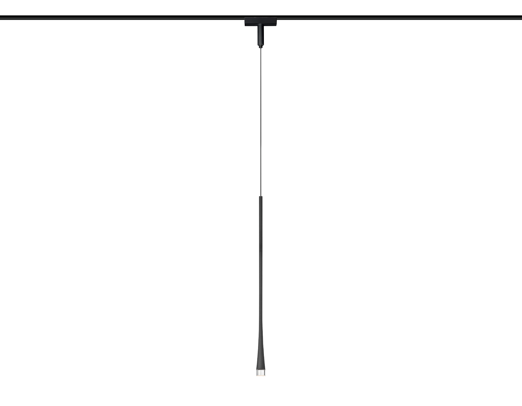 Светильник трековый подвесной Ambrella Magnetic Ultra Slim GV1637 BK черны IP20 6W 4200K 48V 38° D36*1500