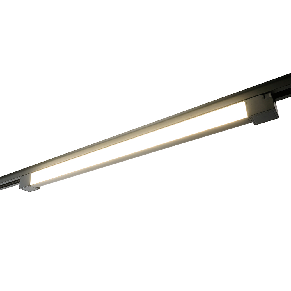 Светодиодный светильник Feron AL232 трековый однофазный на шинопровод 40W 4000K 120 градусов черный серия MattFold