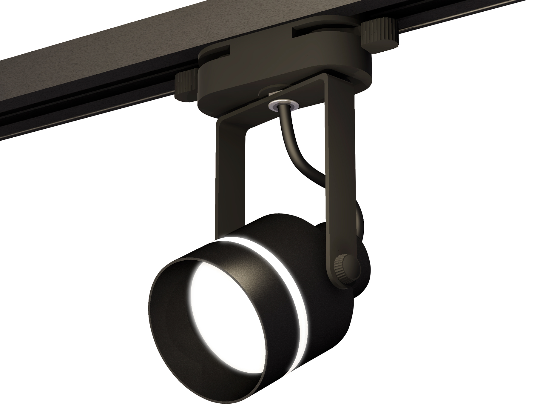 Трековый однофазный светильник XT6602081 PBK/SBK/FR черный полированный/черный песок/белый матовый MR16 GU10 (C6602, N6229)