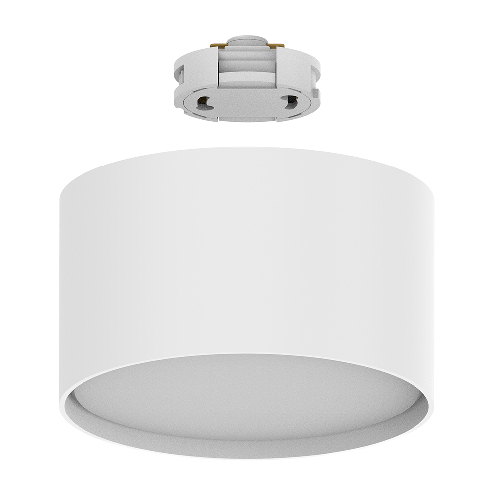 Светильник Feron AL136 трековый однофазный на шинопровод под лампу GX70, белый