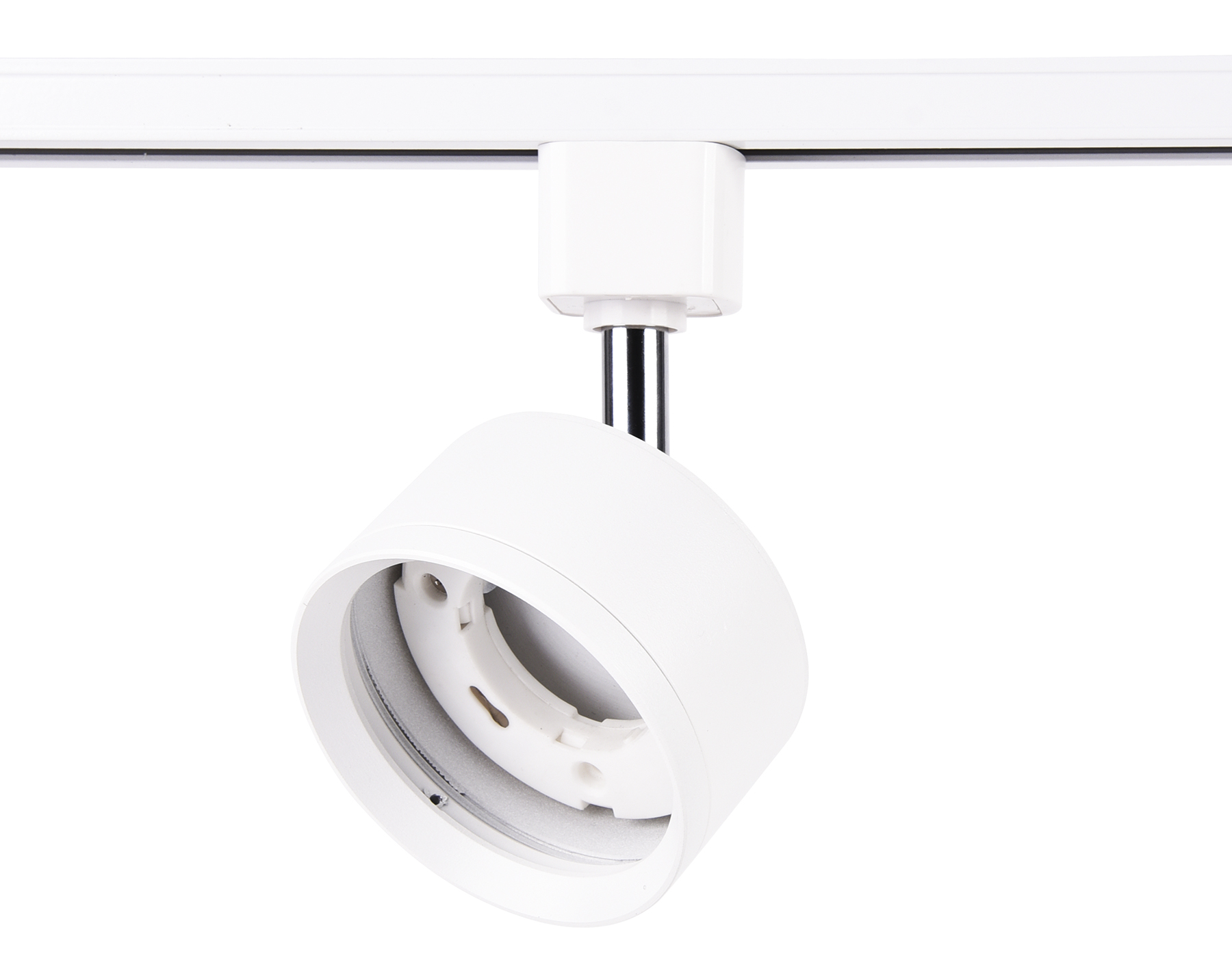 Трековый однофазный светильник со сменной лампой Ambrella GL5356 WH белый GX53 max 12W