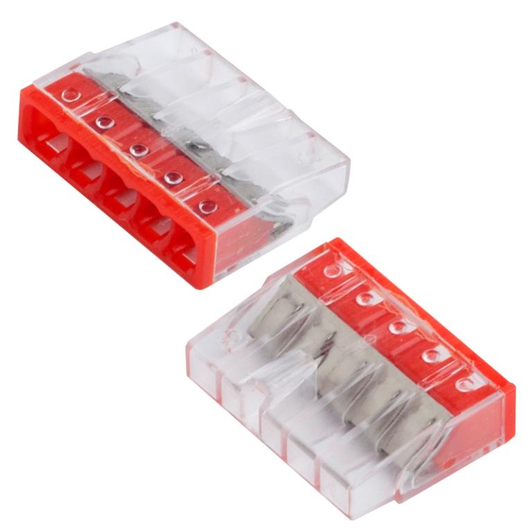 General GTER6-05 клемма строительно-монтажная, СМК, 5-проводная, 0.5-2.5 мм2