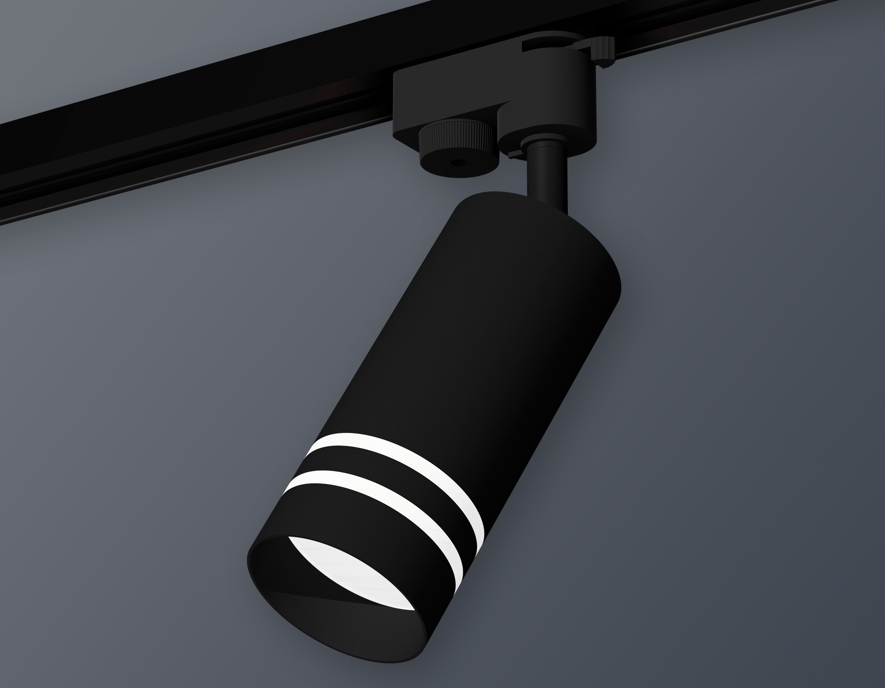 Комплект трекового светильника Ambrella XT6323121 SBK/FR черный песок/белый матовый MR16 GU5.3 (A2521, C6323, N6236)