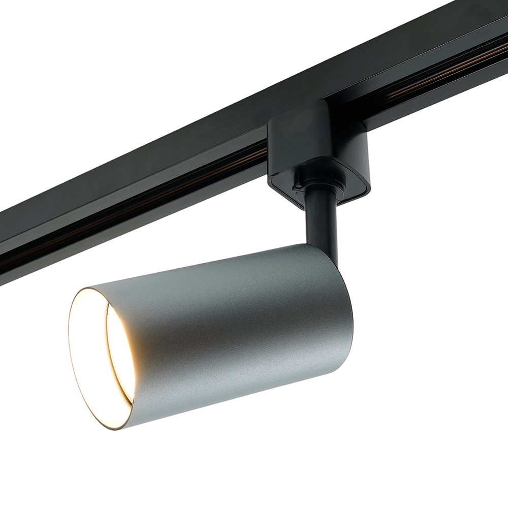 Светильник Feron AL155 трековый однофазный на шинопровод под лампу GU10, графит