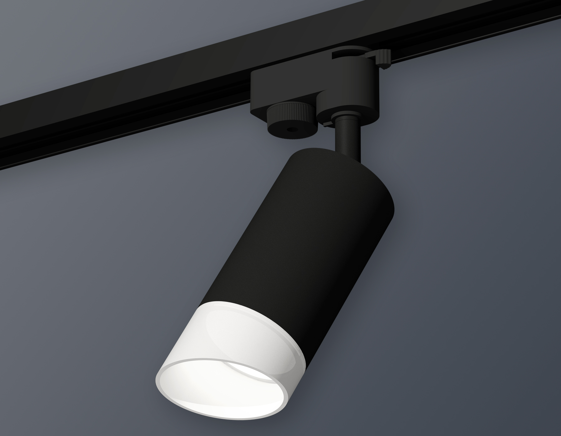 Комплект трекового светильника Ambrella XT6323180 SBK/FR черный песок/белый матовый MR16 GU5.3 (A2521, C6323, N6256)