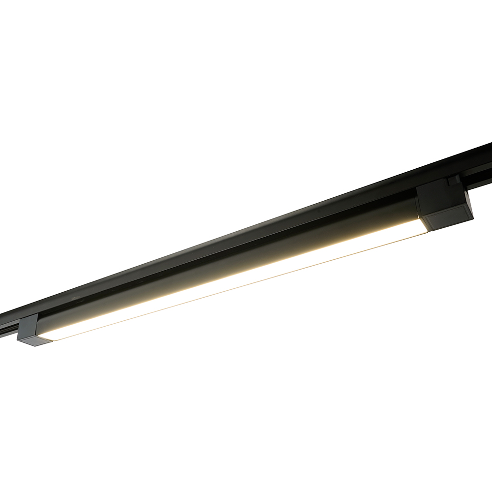 Светодиодный светильник Feron AL232 трековый однофазный на шинопровод 40W 4000K 120 градусов черный серия MattFold