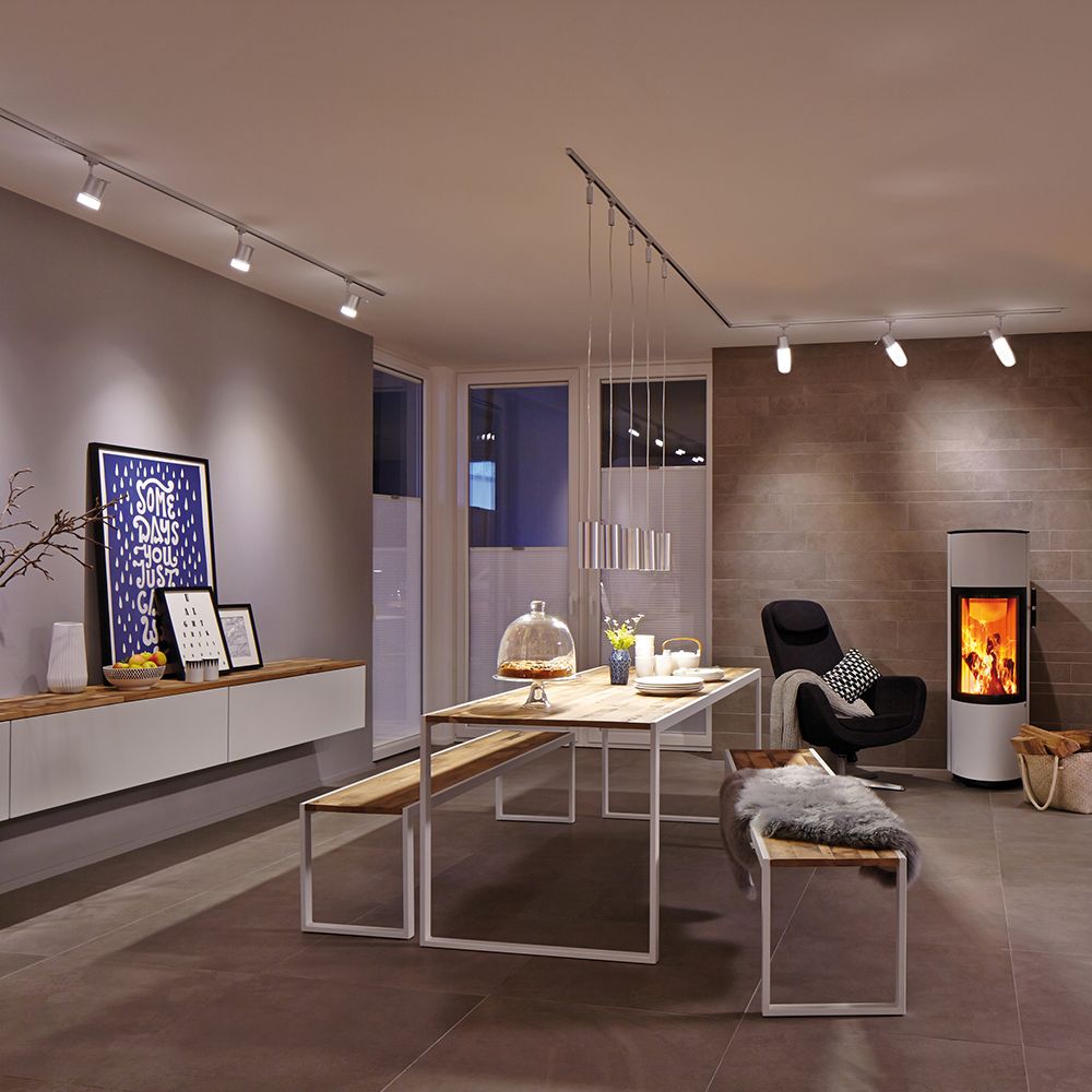 Светильник Feron AL156 трековый однофазный на шинопровод под лампу E14, белый