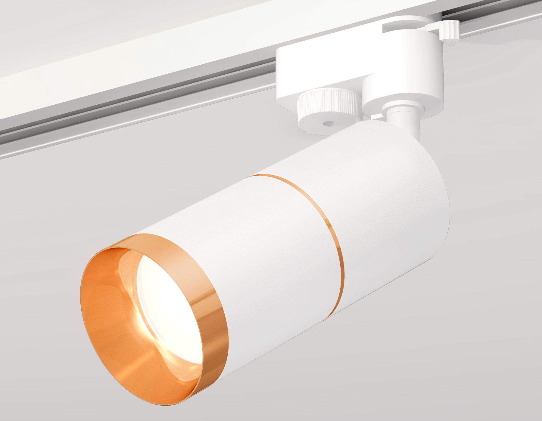 Трековый однофазный светильник XT6301021 SWH/PYG белый песок/золото желтое полированное MR16 GU5.3 (A2520,C6301,A2062,C6301,N6134)