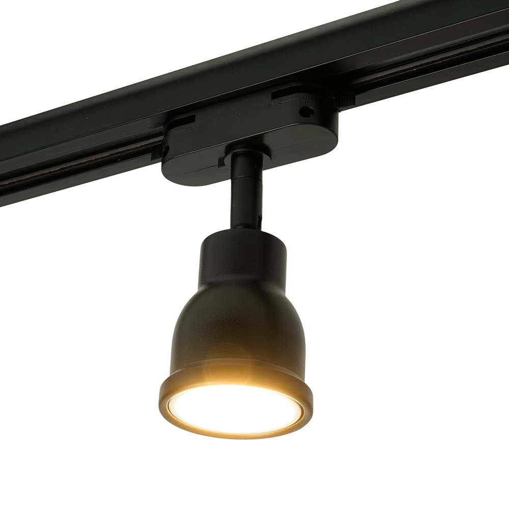 Светильник Feron AL199 трековый однофазный на шинопровод под лампу GU10, черный