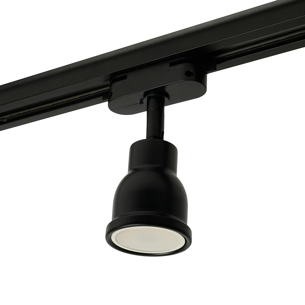 Светильник Feron AL199 трековый однофазный на шинопровод под лампу GU10, черный