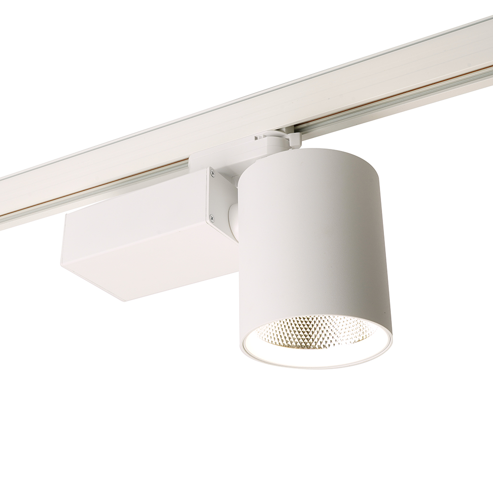 Светодиодный светильник Feron AL148 трековый на шинопровод 30W 4000K 35 градусов белый, 3х фазный