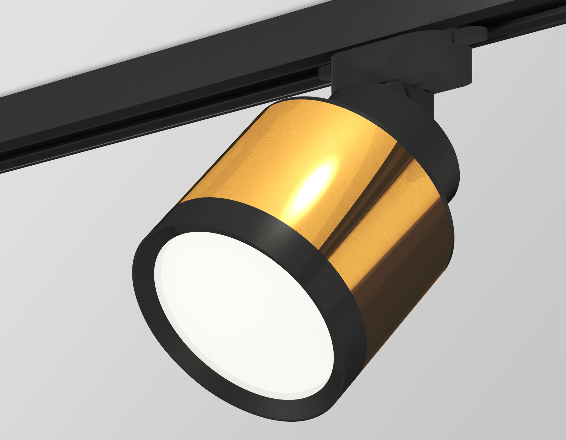 Трековый светильник XT8121001 PYG/SBK/PBK золото желтое полированное/черный песок/черный полированный GX53