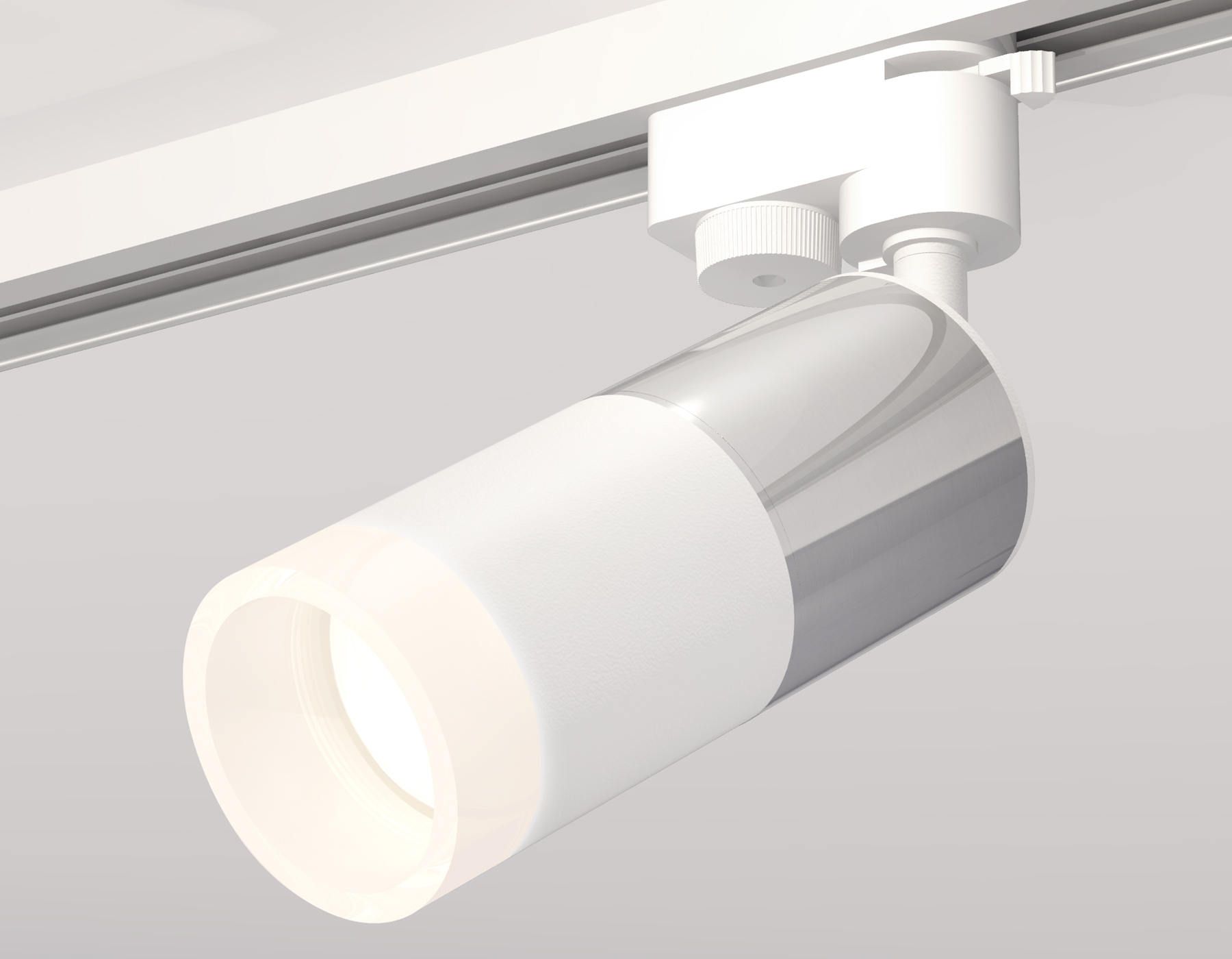 Трековый однофазный светильник XT6301051 SWH/PSL/FR белый песок/серебро полированное/белый матовый MR16 GU5.3