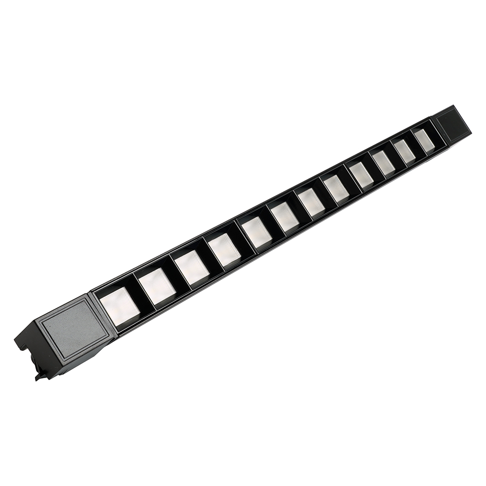 Светодиодный светильник Feron AL230 трековый однофазный на шинопровод 30W 4000K 60 градусов черный серия LensFold