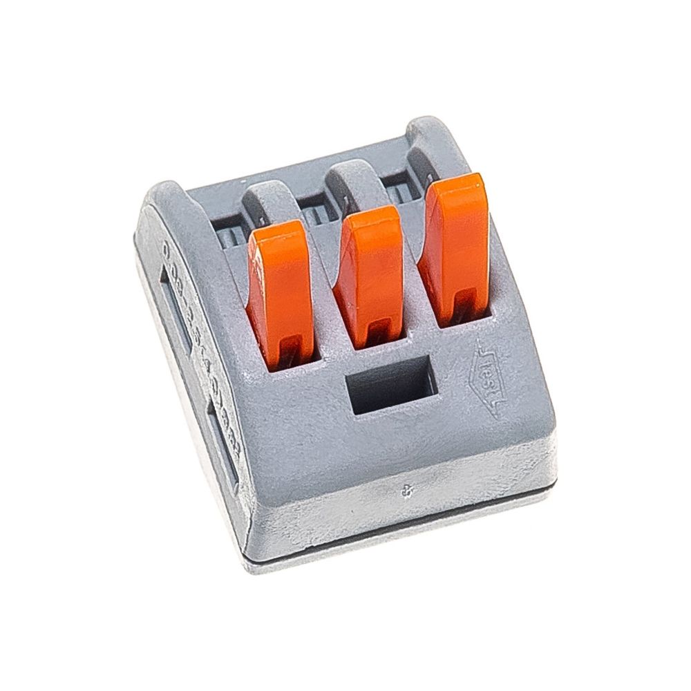 Cтроительно-монтажные клеммы 3-проводные STEKKER, LD222-413 (32397)