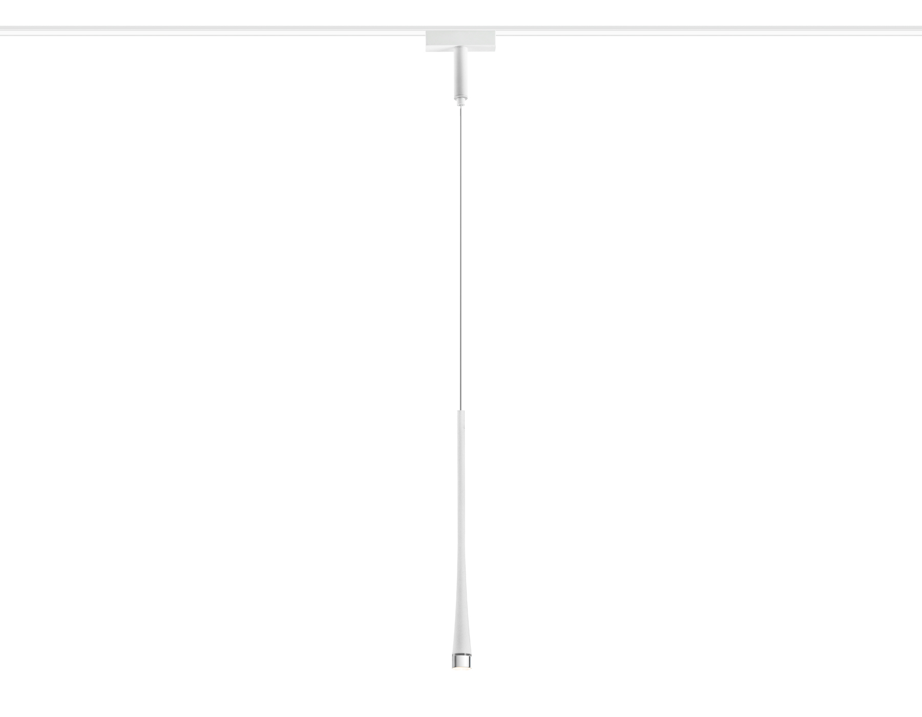 Светильник трековый подвесной Ambrella Magnetic Ultra Slim GV1636 WH белый IP20 6W 4200K 48V 38° D36*1500