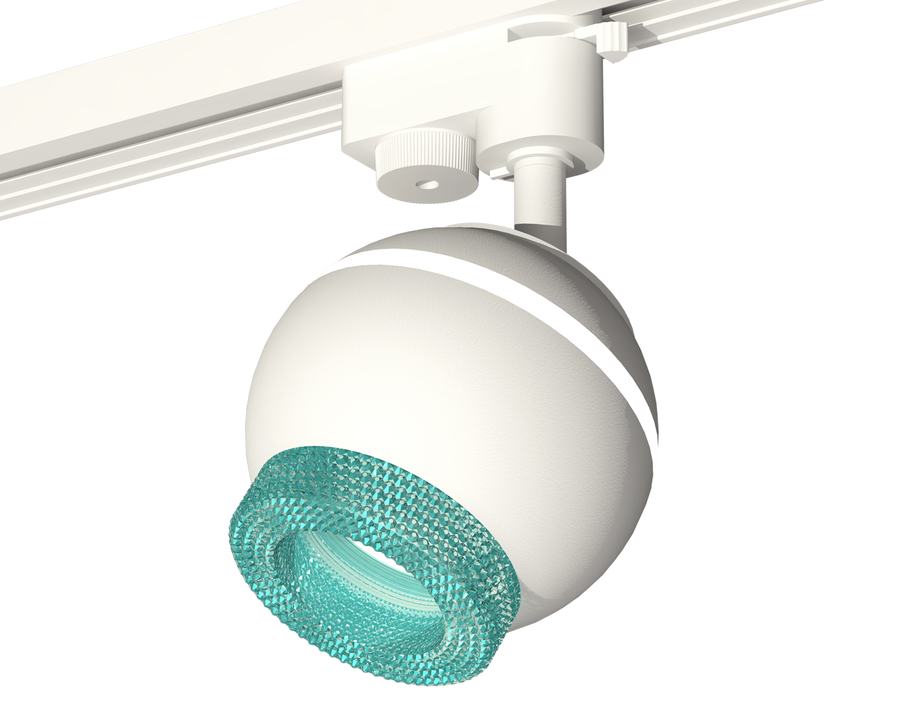 Комплект трекового светильника Ambrella XT1101063 SWH/BL белый песок/голубой MR16 GU5.3 LED 3W 4200K (A2520, C1101, N7194)