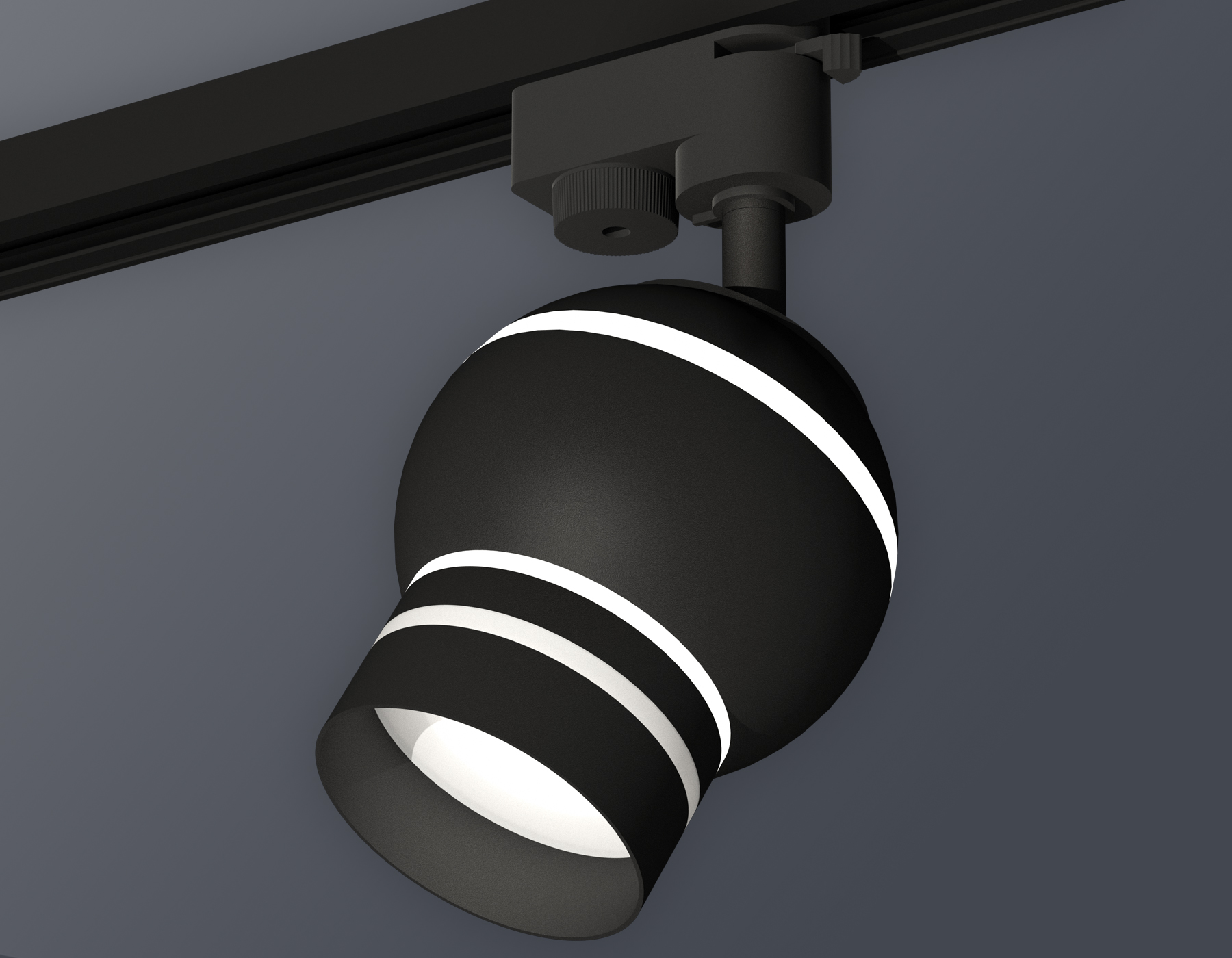 Комплект трекового светильника Ambrella XT1102065 SBK/FR черный песок/белый матовый MR16 GU5.3 LED 3W 4200K (A2521, C1102, N7142)