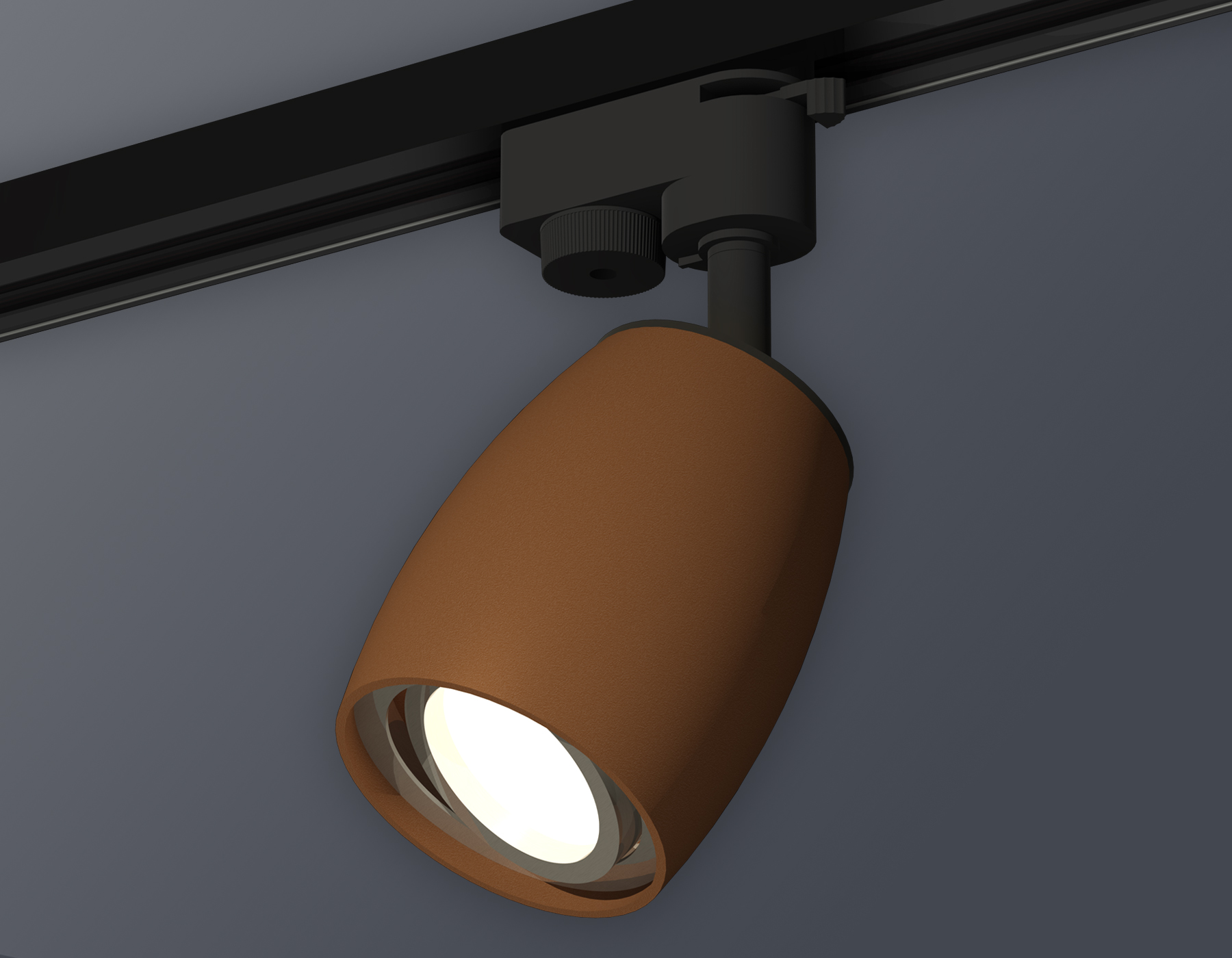 Комплект трекового светильника Ambrella XT1124003 SCF/PSL кофе песок/серебро полированное MR16 GU5.3 (A2521, C1124, N7003)