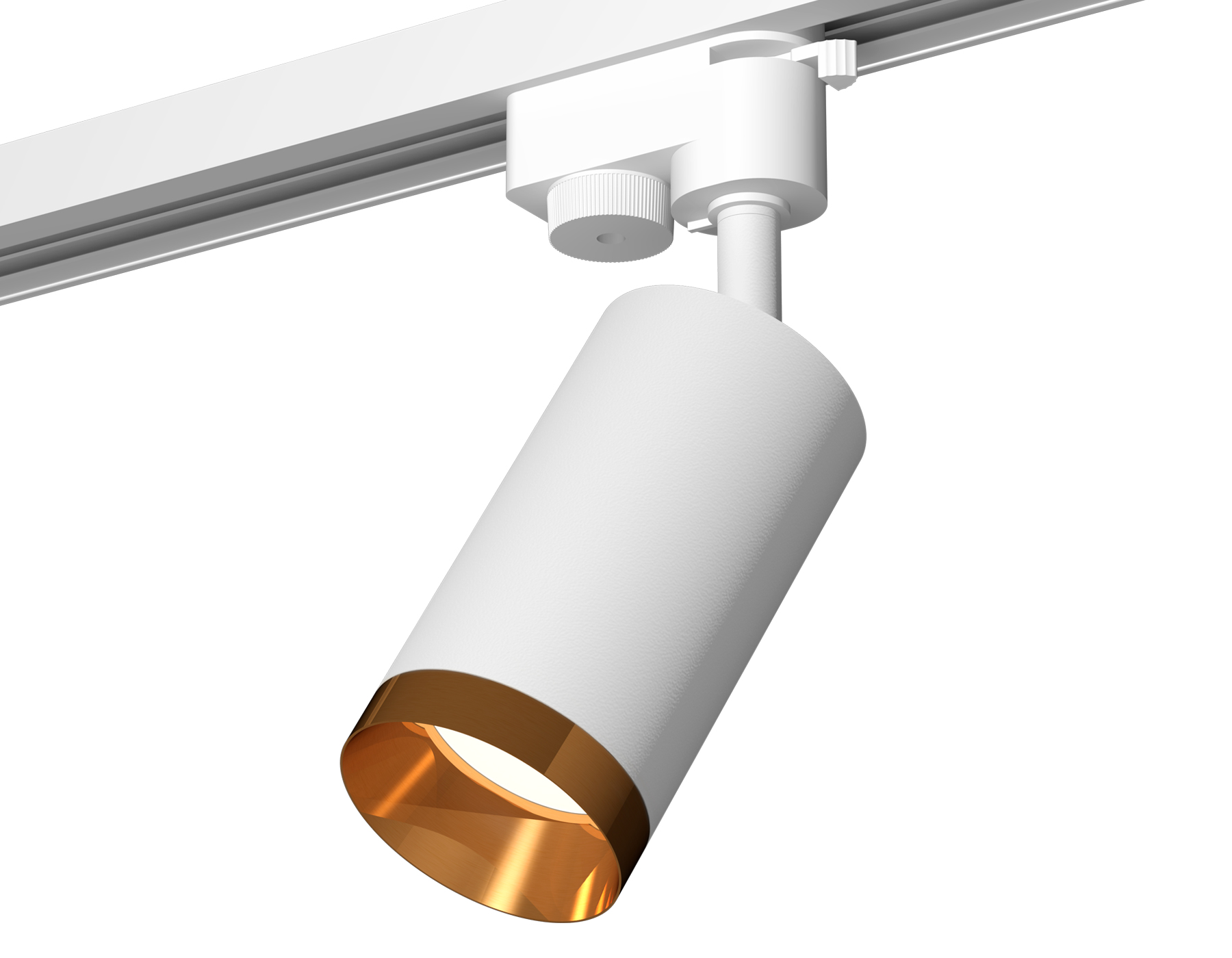 Комплект трекового светильника Ambrella XT6322064 SWH/PYG белый песок/золото желтое полированное MR16 GU5.3 (A2520, C6322, N6134)