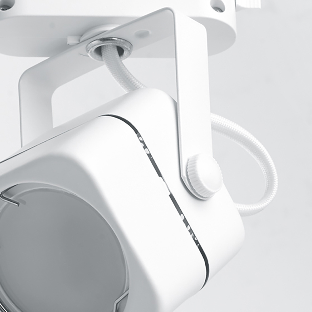 Светильник Feron AL190 трековый однофазный на шинопровод под лампу GU10, белый