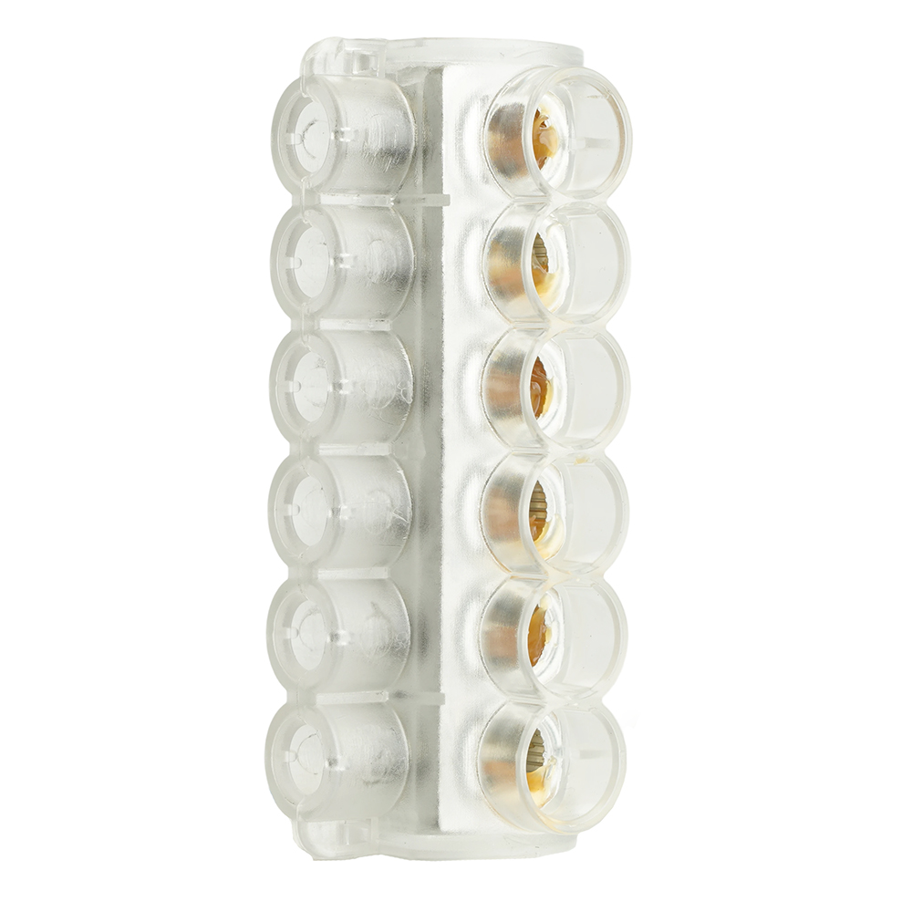 Клемма 6-ти контактная STEKKER для подключения сетей уличного освещения KE10.3 (Al10-35/Cu1,5-25), LD610-6