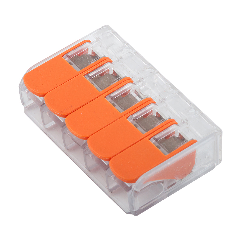 General GTER4-05 Клемма универсальная монтажная 5-проводная, прозрачная компактная