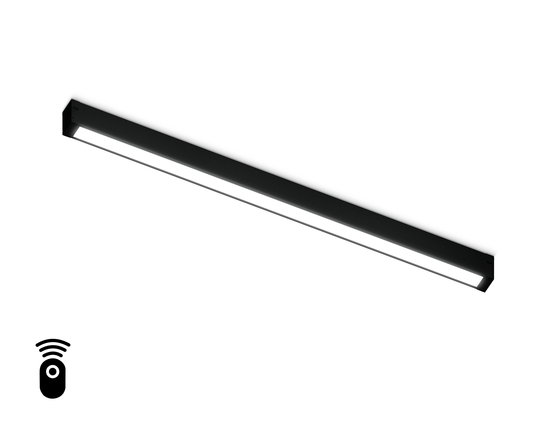 GL1292 BK черный IP20 24W 3000K-6400K 220V 120° 562*25*42 (Без ПДУ)