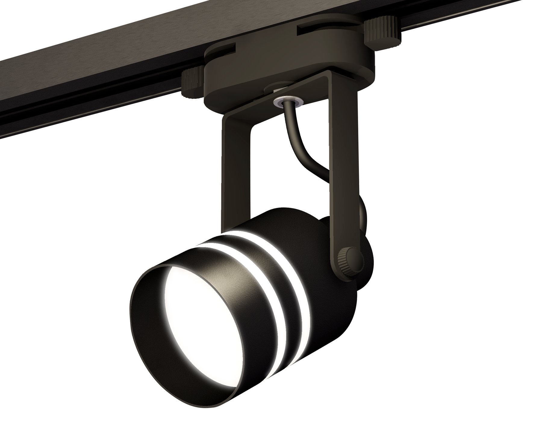 Трековый однофазный светильник XT6602082 PBK/SBK/FR черный полированный/черный песок/белый матовый MR16 GU10 (C6602, N6236)