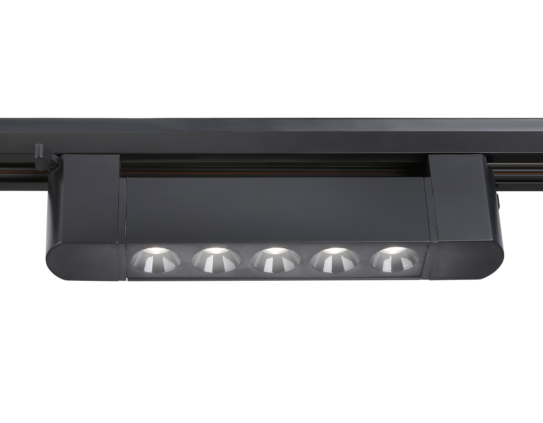 Трековый однофазный светильник Ambrella GL6703 BK черный IP20 10W 4200K 24° 192*35*57