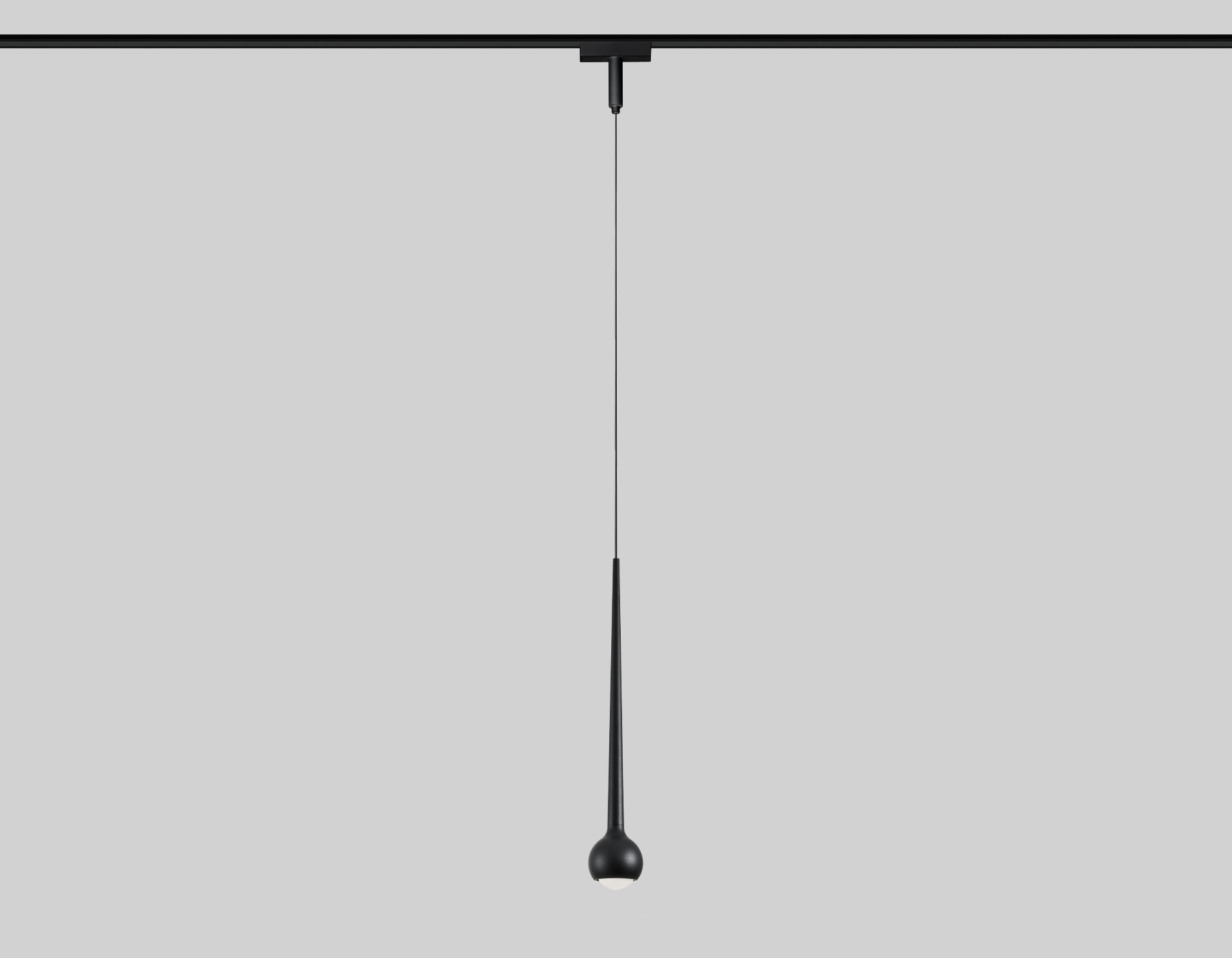 Светильник трековый подвесной Ambrella Magnetic Ultra Slim GV1644 BK черный IP20 9W 4200K 48V D75*1500