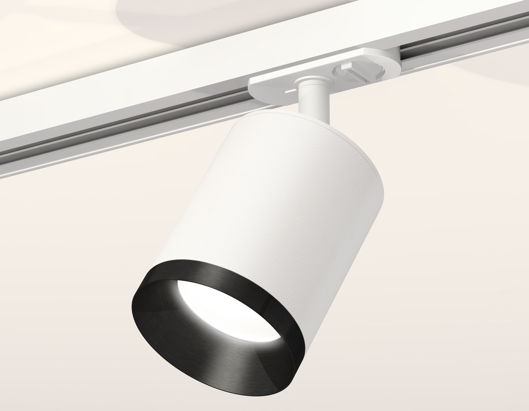 Трековый светильник XT7421002 SWH/PBK белый песок/черный полированный MR16 GU5.3 (A2536, C7421, N7031)