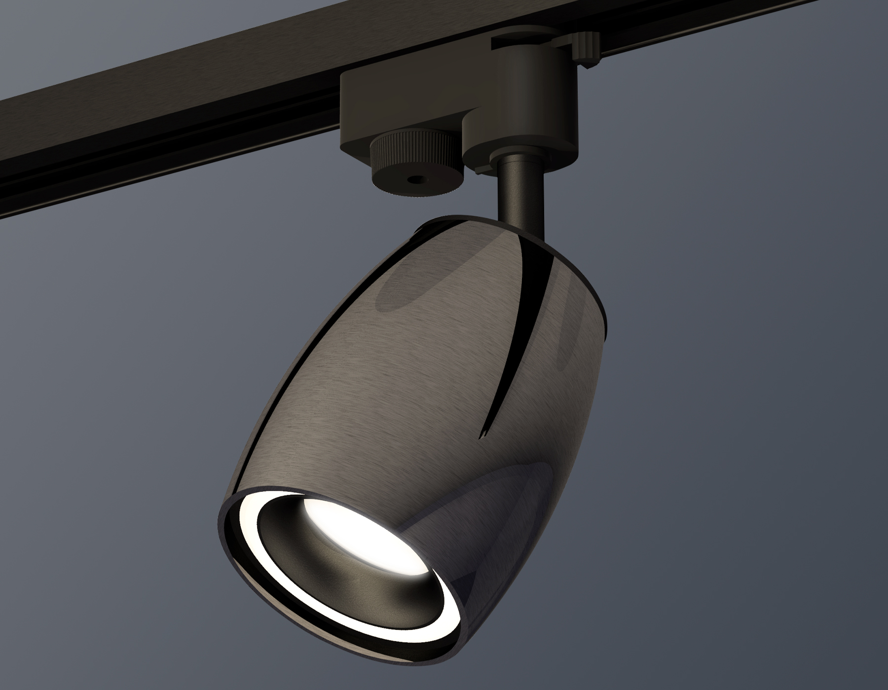 Трековый однофазный светильник XT1123010 DCH/SBK/FR черный хром/черный песок/белый матовый MR16 GU5.3 (A2521, C1123, N7111)