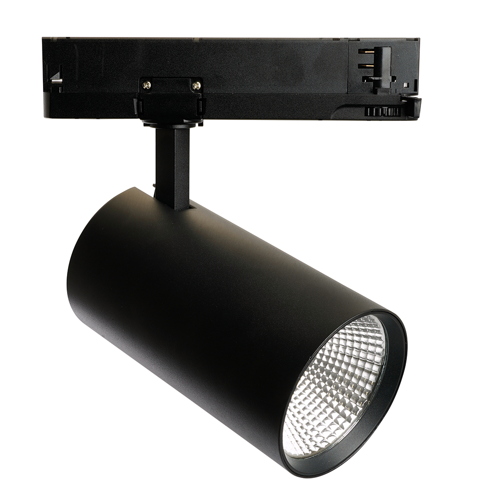 Светодиодный светильник Feron AL147 трековый на шинопровод 40W 4000K 35 градусов черный, 3х фазный