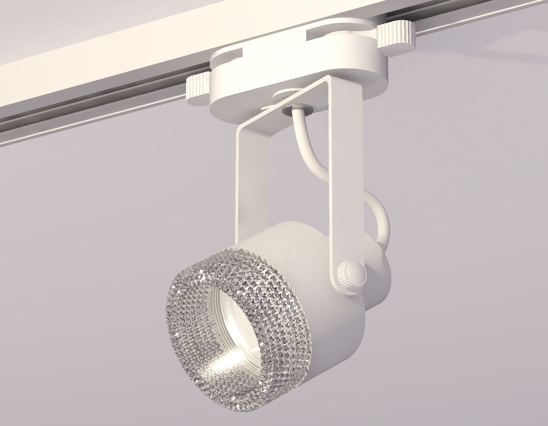 Трековый однофазный светильник XT6601060 WH/CL белый/прозрачный MR16 GU10 (C6601, N6150)