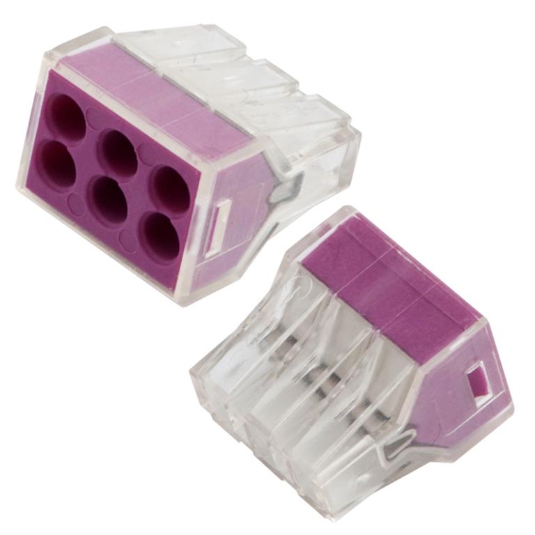 General GTER6-06 клемма строительно-монтажная, СМК, 6-проводная, 0.75-2.5 мм2