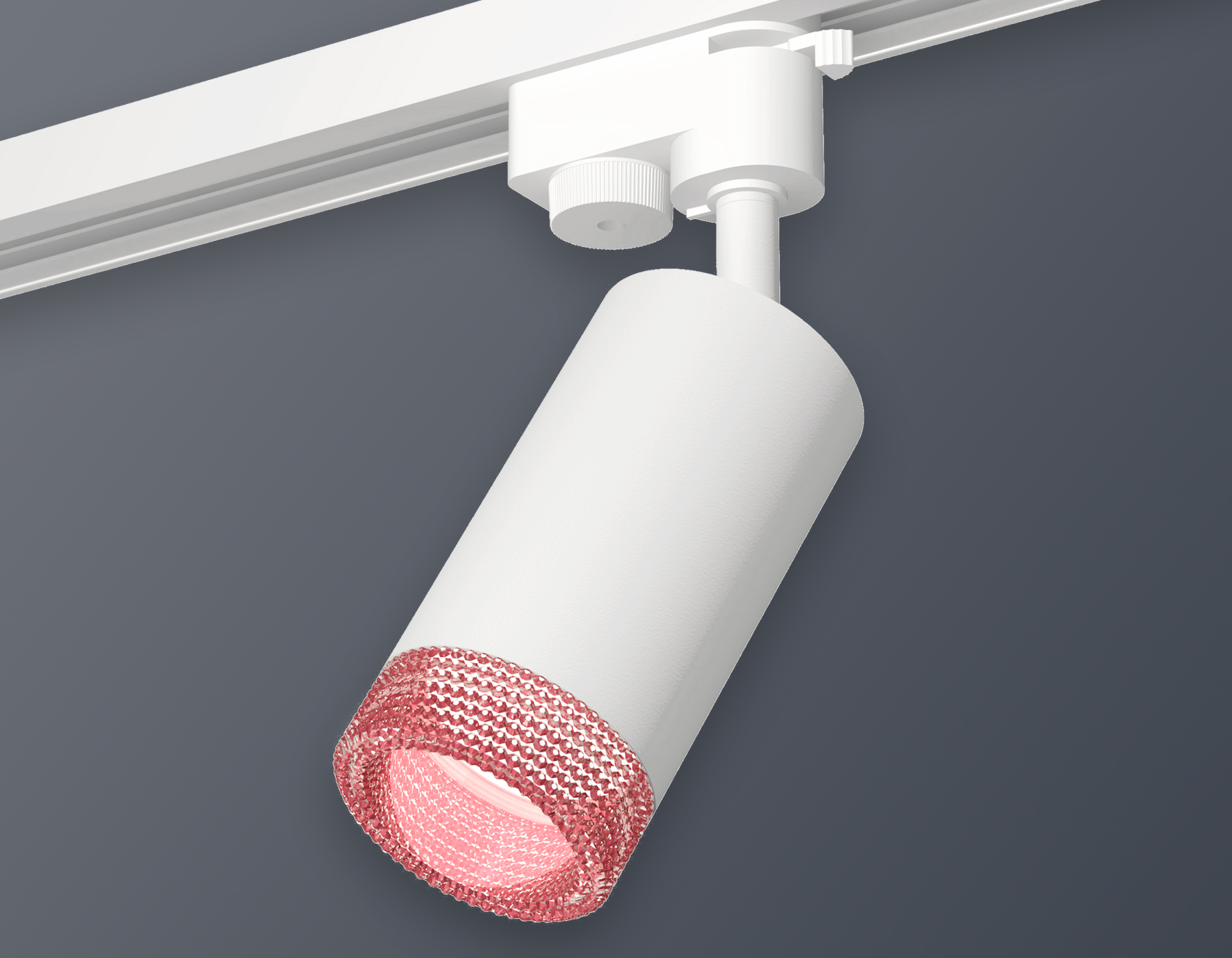 Комплект трекового светильника Ambrella XT6322082 SWH/PI белый песок/розовый MR16 GU5.3 (A2520, C6322, N6152)