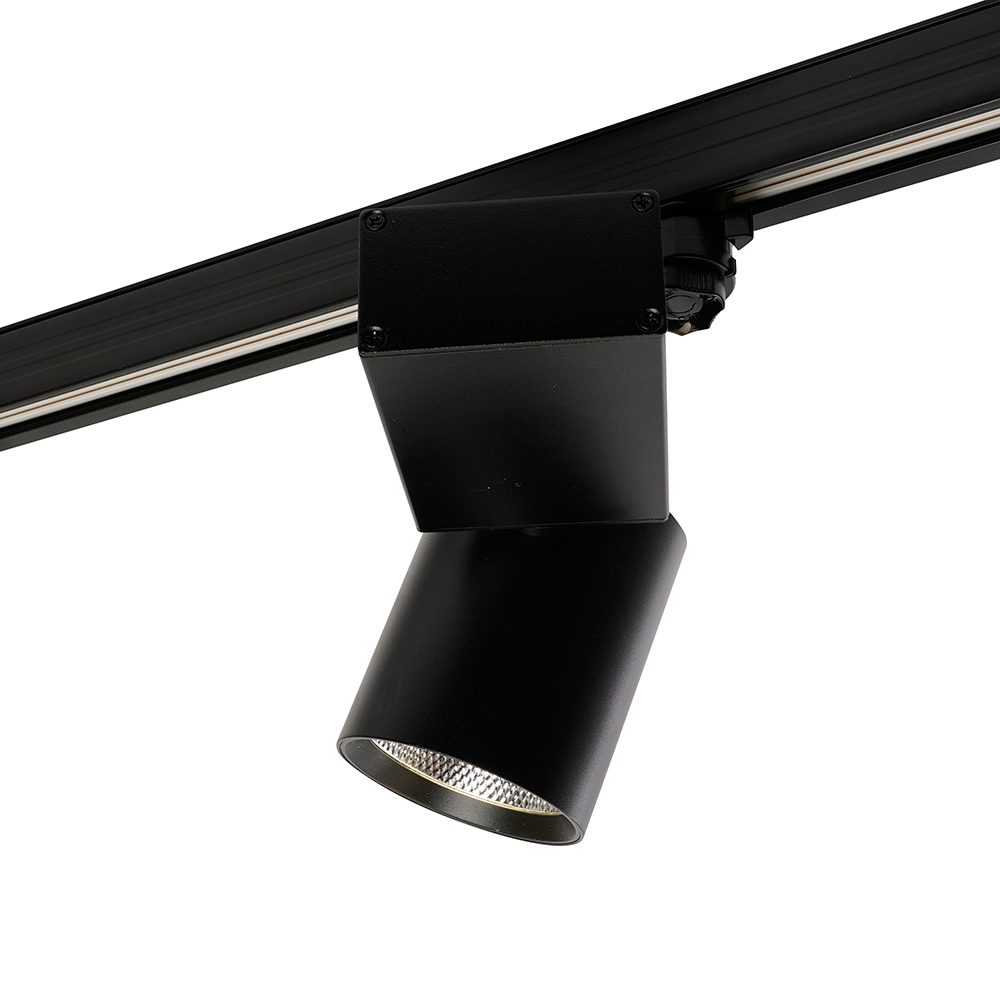 Светодиодный светильник Feron AL148 трековый на шинопровод 20W 4000K 35 градусов черный, 3х фазный