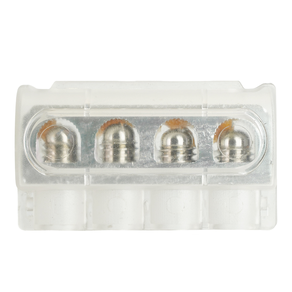 Клемма 4-х контактная STEKKER  для подключения сетей уличного освещения KE10.504 (Al10-50/Cu2,5-35), LD611-4