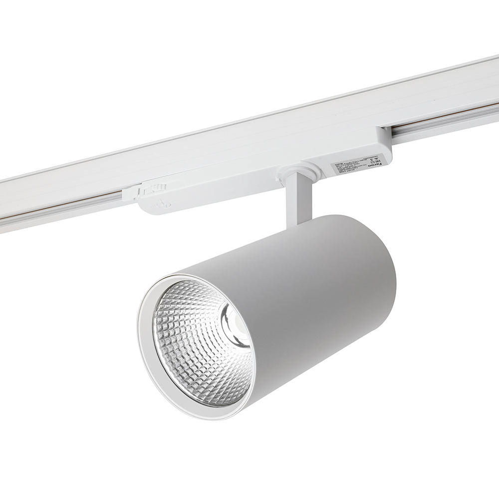 Светодиодный светильник Feron AL147 трековый на шинопровод 40W 4000K 35 градусов белый, 3х фазный
