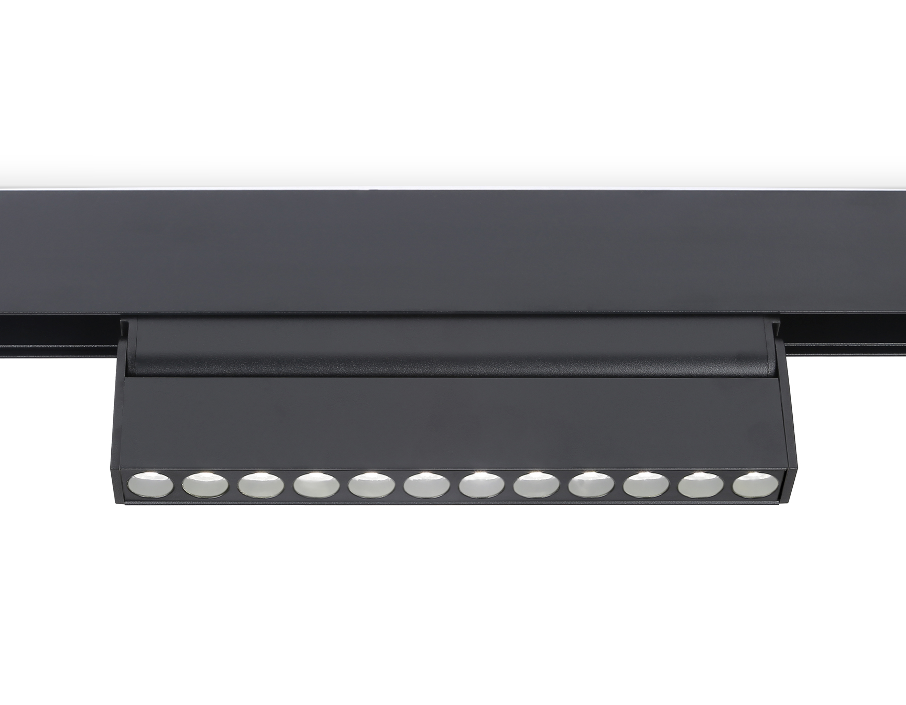 Трековый низковольтный светильник GL4048 BK черный IP20 12W 4200K 48V 24° 223*22*105