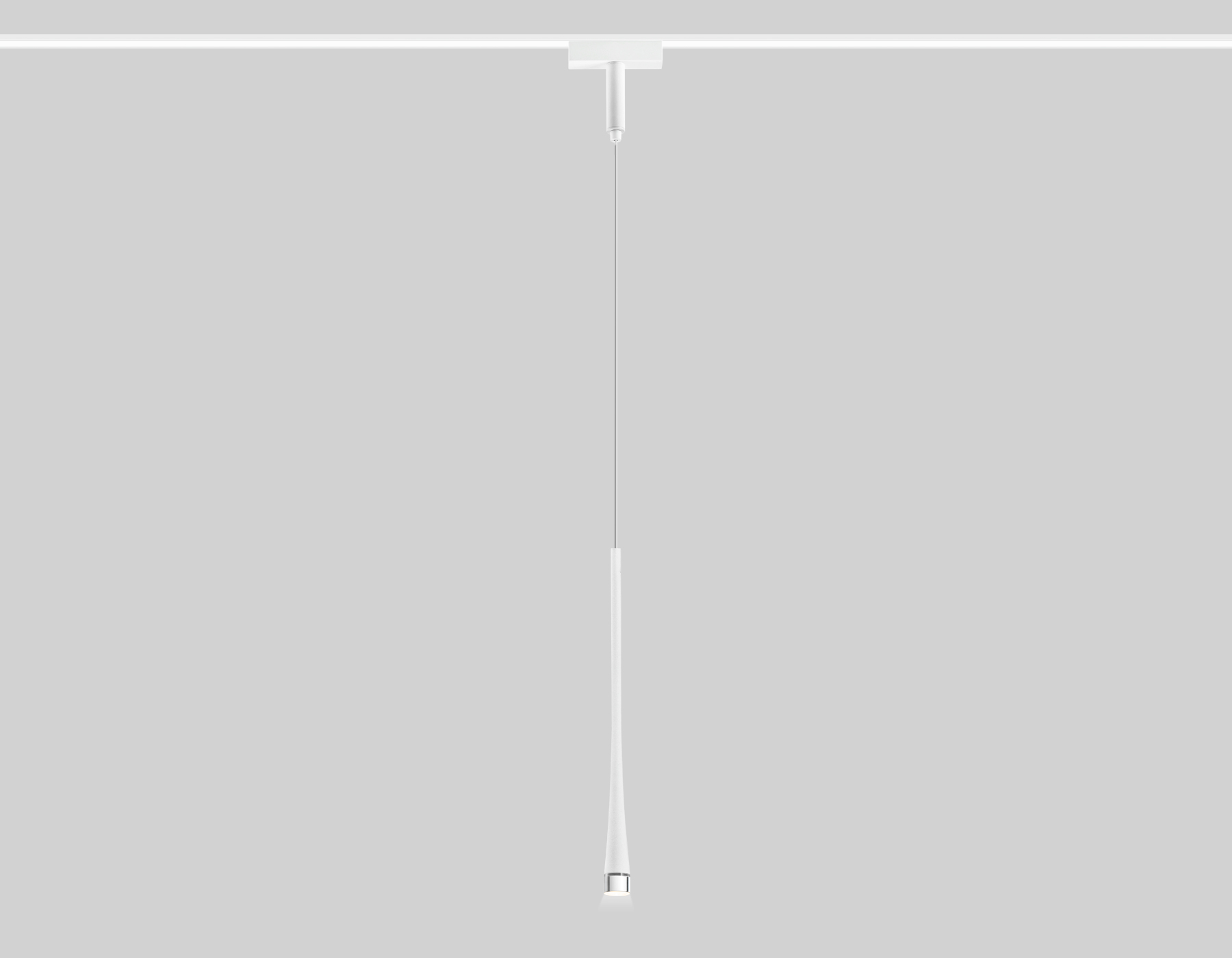 Светильник трековый подвесной Ambrella Magnetic Ultra Slim GV1636 WH белый IP20 6W 4200K 48V 38° D36*1500