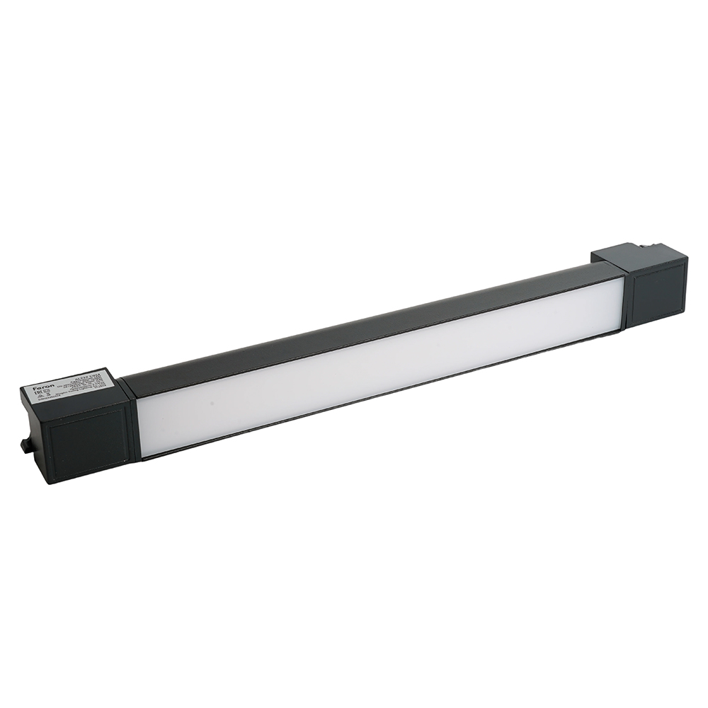 Светодиодный светильник Feron AL232 трековый однофазный на шинопровод 20W 4000K 120 градусов черный серия MattFold