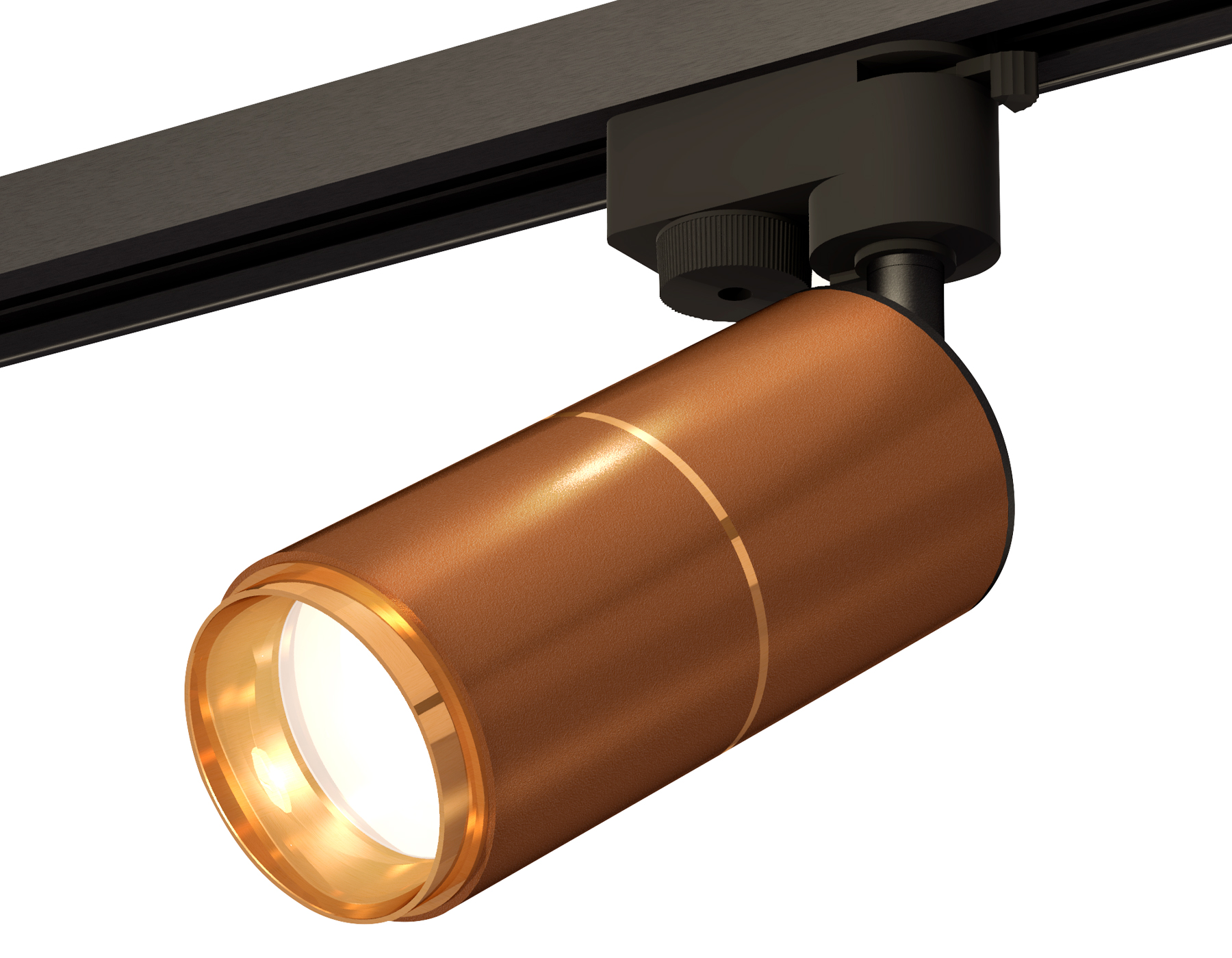 Трековый однофазный светильник XT6304010 SCF/PYG кофе песок/золото желтое полированное MR16 GU5.3 (A2521,C6304,A2062,C6304,N6124)