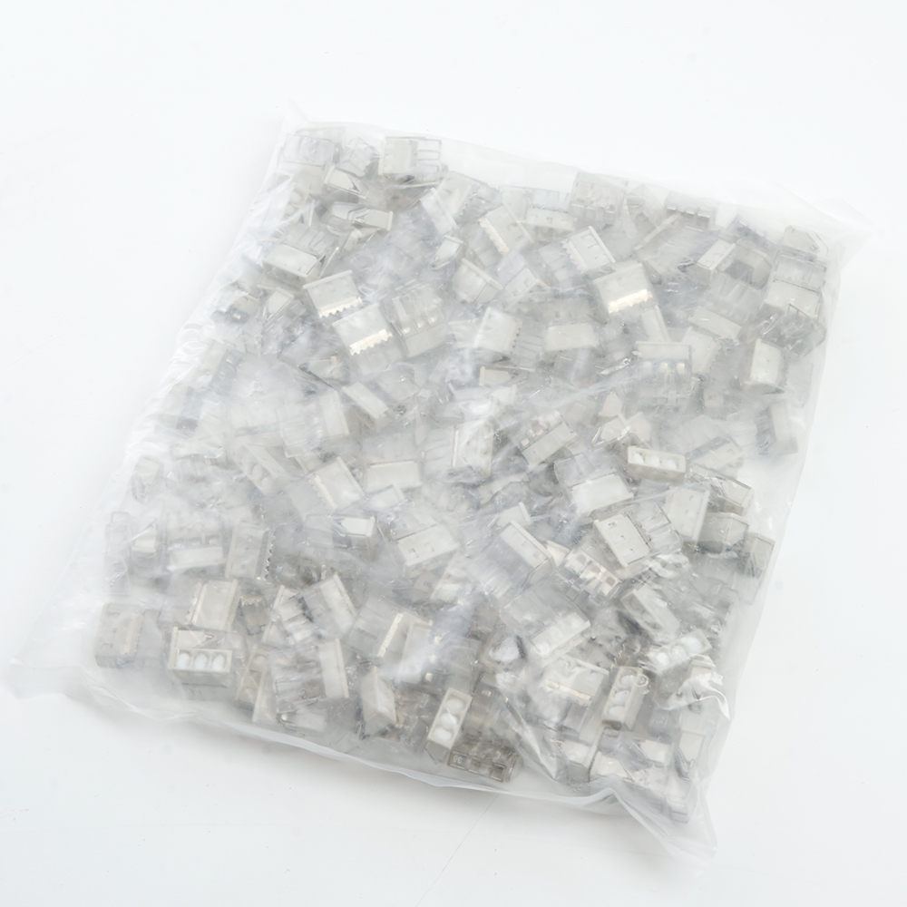 Клемма монтажная 3-проводная с пастой STEKKER  для 1-жильного проводника, LD2273-243