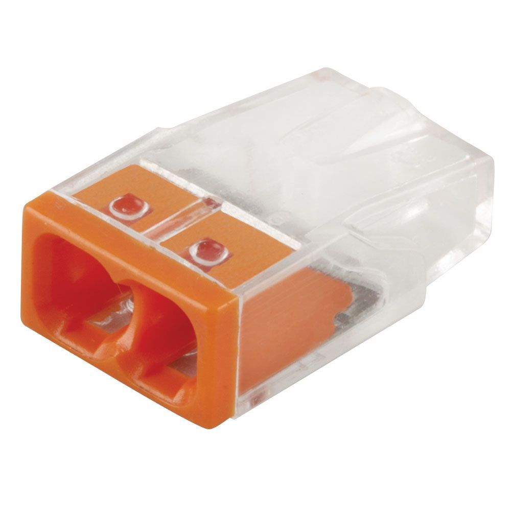 Клемма монтажная 2-проводная STEKKER для 1-жильного проводника, LD2273-202 (упак 5 шт) 32412